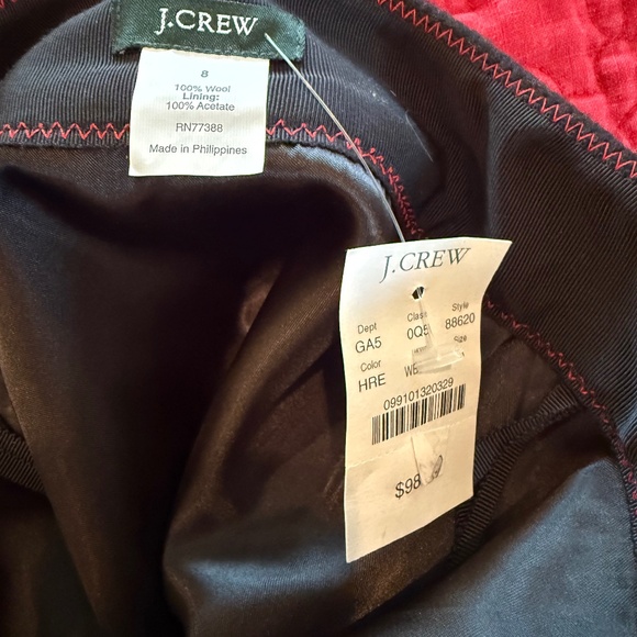 J Crew Plaid Wool Mini Skirt - Picture 3 of 6